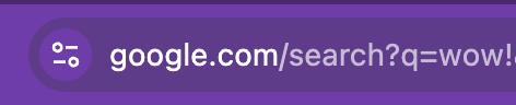 Query parameter on google.com